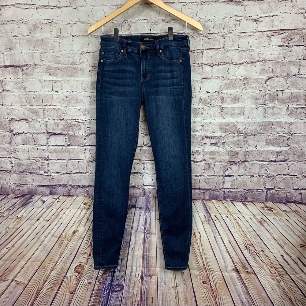Liverpool The Skinny Medium Wash Denim Jeans 2/26